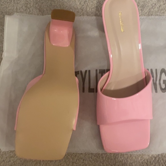 Sold! Pink Mule Heels - Picture 3 of 5